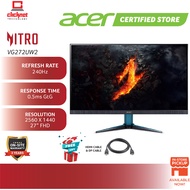 ACER NITRO VG272U W2BMIIPX 27"LED 2560x1440 IPS 240Hz GAMING MONITOR -BLACK