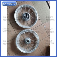 alloy rim set suzuki RG sport rg-110 RGS RG110 RGV 120 RGV120 complete hub standard spoke chrome buy