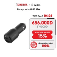 (Belkin) PPS 42W car charger | 30W USB-C + 12W USB-A Belkin