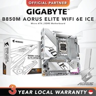 [FAST SHIP] GIGABYTE B850M AORUS ELITE WIFI 6E ICE | Micro ATX | DDR5 Motherboard