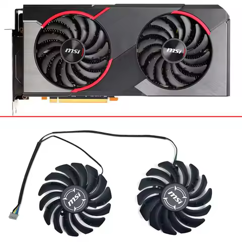 NEW Cooling Fan For MSI RX 5700 5600 XT GAMING Graphics Card Fan Replacement 95MM 4PIN DC 12V 0.4A P