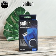 Braun _ MobileShaver Smooth Skin Anytime M-60b เครื่องโกนหนวดไฟฟ้า แบบพกพา เครื่องโกนหนวดไร้สาย