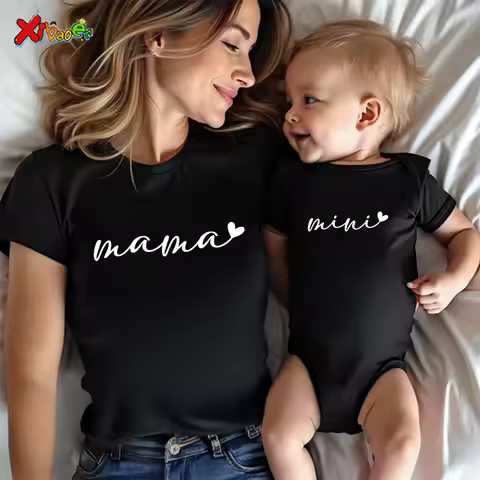 Mama Mini Shirts Mother Day Outfits Family Vacation Shirts Family Matching Outfits Shirt Holiday Par
