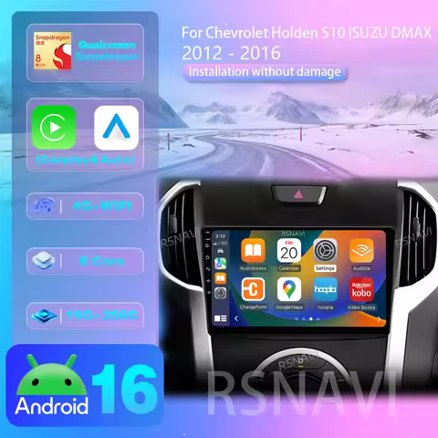 Android 16 For Chevrolet TrailBlazer 2012 - 2016 S-10 S10 Colorado For Isuzu D-Max DMAX Stereo 2din 