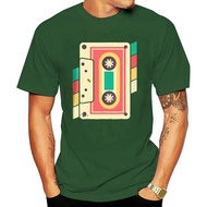 Men t shirt New Men Shirt 70s 80s Cassette Tape Shirt Costume Outfit Party tops tee top tee