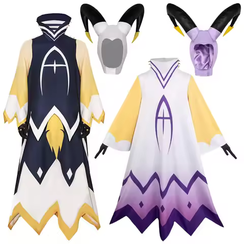 S1 Adam Cosplay Fantasy Horns Mask Suits TV Hell Hotel Costume Disguise Halloween Adult Men Roleplay
