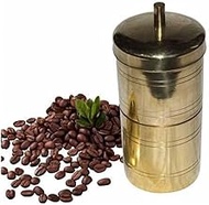 jewellary hub Traditional Brass Coffee Maker | South Indian Drip Sytle Liquid Maker | Coffee Filter