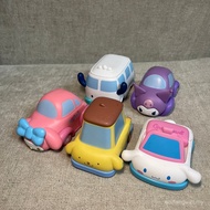 Hot-selling Sanrio Family Deformation Car Series Ornaments 5 Pieces 30 Yuan Bulk Goods Defective Pro