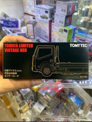 Tomy Tomica Limited Vintage Neo Tomytec 1:64 Nissan Atlas（F24）Safety Loader花見台平板運輸拖車（Black黑色）（Hong Kong Exclusive）