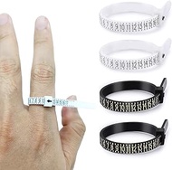 Ring Sizer Finger Measuring Tool - Rings Size Measurer Reusable Fingers Gauge US 1-17 Jewelry Sizing Measurement 4 Pieces