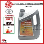 Toyota Semi Synthetic SN/CF 10W40 Engine oil + Toyota Oil Filter YZZE1 / YZZE2 #Toyota 10W40 #Engine oil