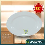 𝟱𝟱𝗦𝗣𝗘𝗘𝗗𝗠𝗔𝗥𝗧 La Piana Snow White Series Oval Plate 12"