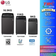 LG TOP LOAD INVERTER WASHER / WASHING MACHINE | T2516VSAB T2311VS2B T2109VS2B