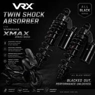 VRX ABSORBER XMAX 250 300 350MM SHOCK ABSORBER SUSPENSION ALL BLACK SERIES