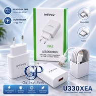 Infinix 33w Fast Charging Micro Type c Charger | Charger 33w Infinix Quick Charger 3.0 GLX
