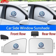 Volkswagen Car Side Window Sun Shade Magnetic UV Protection Curtains Sun Shield Cover Double Sides C