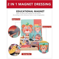 Magnet Dressing/ Magnet Puzzle 6 types Education Creative and imagination comes