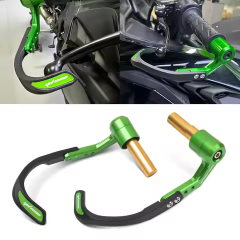 Motorcycle 7/8" 22mm Handlebar Grips Guard Brake Clutch Levers Guard Protector Fit For ZX-4R ZX-4RR 