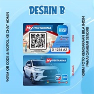 Cetak Kartu My Pertamina / ID Card My Pertamina / Member Card - Desain B
