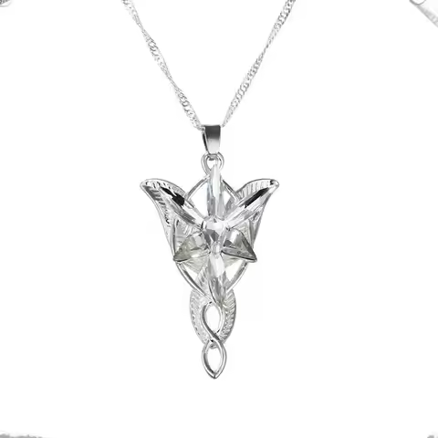 Hot Movie Elf Princess Evening Star Necklace Twilight Star Pendant Necklace Movie Jewelry Wholesale 