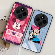 T-22 Mickey Minnie Mouse Tempered Glass Case for Xiaomi poco C3 X3 X8 C75 C31 NFC Pro Max Case