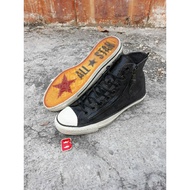 converse john varvatos doubLe zip "snake skin" Leather