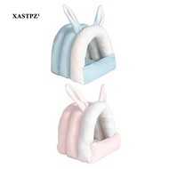 [Xastpz1] Rabbit Bed House, Guinea Pig Cave Beds, Cage Accessories, Bunny Hideout Cave, Small Pet House for Ferret, Rabbit