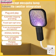 FA|  High Voltage Fly Swatter 3000v Mini Usb Electric Fly Swatter Portable Lightweight Indoor Outdoo