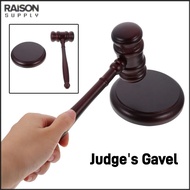 Wooden Auction Hammer Handmade Judge Hammer Handcrafted Gavel for Lawyer Court Auction