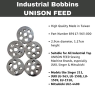 Taiwan Made.Unison Feed Industrial Bobbin/Bobbin Case for Industrial Machines of Juki, Singer,Part: 