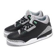 Nike Air Jordan 3 Retro Green Glow 男鞋 3代 黑 綠 爆裂紋 休閒鞋 CT8532-031