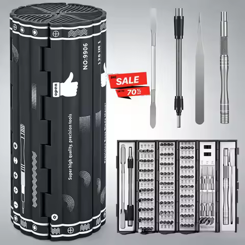 Multi-function Precision Screwdriver Set 128 in 1 Manual Repair Tools Magnetic Phillips Torx Screw D