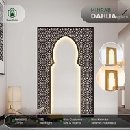 Mihrab Wall Decoration for Prayer Room HMR Free Words | Dahlia Dahlia Dahlia