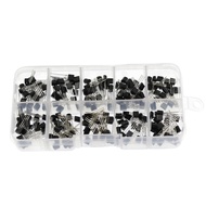 Hyuduo 600PCS TO-92 Transistor Kit 15 Types Including 2N2222 2N3904 2N3906 2N5401 2N5551 A1015 C1815