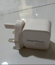 JumpsPower 20W 雙USB Type C PD + QC3.0 USB 快速充電器 快叉火牛,  兩個$130