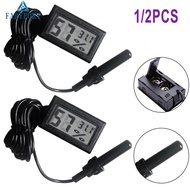 FATY~Thermometer Mini Outdoor Temperature Meter Monitor Humidity Humidity Meter