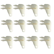 12Pcs 8H5306 Ignition Keys, 8H5306 Disconnect Key Replacement for Caterpillar CAT Equipment Battery 