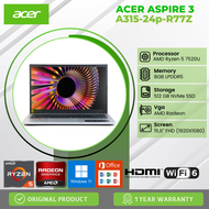 GAMING LAPTOP ACER ASPIRE 3 A315-R77Z AMD RYZEN 5 7520U 8GB SSD 512GB NVME AMD RADEON GRAPHICS 15 IN