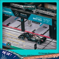 Tarmac Works 1: 64 Mercedes-AMG Mercedes-Benz F1 Matching Scene Alloy Car Model Ornaments