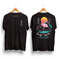 JAPANESE T-SHIRT RIOT SOCIETY FLAMINGO/ DISTRO T-SHIRT/