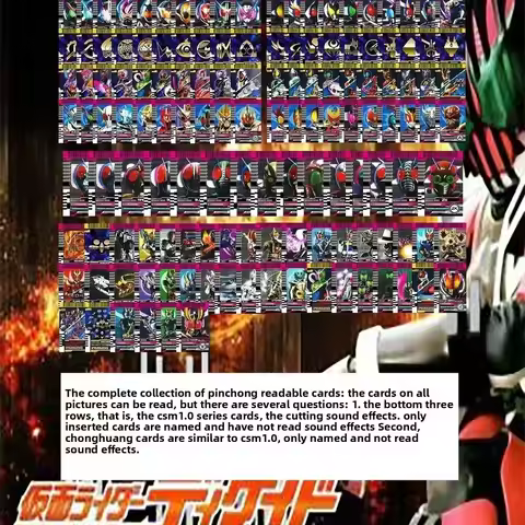 Kamen rider Decade Homemade Cards, Can Be Linked To Dx Csm White Emperor Dx Haidong Water Gun Black 