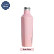16oz Stainless Steel Corkcicle Canteen in Rose Quartz