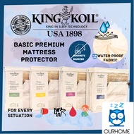 King Koil Basic Waterproof Mattress Protector - Single / Super Single / Queen / King