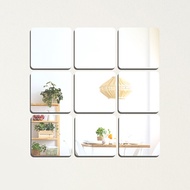 Wall Mirror Sticker - Square Mirror Sticker - Sticky Mirror - hexagonal Mirror