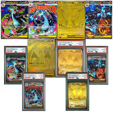 Diy Proxy Pokemon Card The Start Deck 100 Battle Mega Charizard Y Ex M2 Mega Charizard Inferno X Ex 
