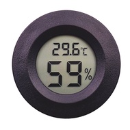 Round Embedded Electronic Thermohygrometer Reptile Electronic Thermohygrometer Acrylic Box Climbing 