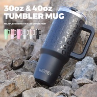 现货秒发    1pc WATERSY Valentine'S Day, Thanksgiving Day Great Gift, 30oz/891ml, 40oz/1182 ml Coffee Mu