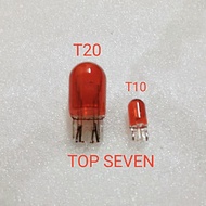 Lampu Belakang Mentol Bulb T20 Merah Civic FD / Civic Ek / Albino Lamp Bulb Red T20 / T10