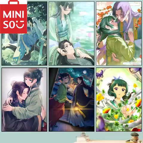 MINISO DIY Oil Painting By Number The Apothecary Diaries Home Decoration Wall Living Cafe Bar Room D