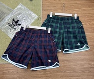Adidas Originals Cherry Track short 復古格仔速乾運動短褲